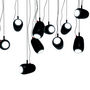 Hanging lamp-Marzais Creations-KINGSTON - Suspension Noir L15cm | Suspension Marz
